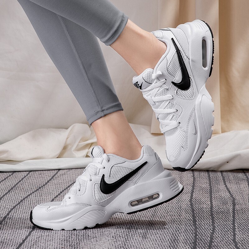 耐克跑步鞋】耐克（NIKE）女鞋新款AIR MAX低帮气垫小白鞋缓震防滑休闲