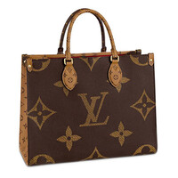 Louis Vuitton 路易威登 ONTHEGO女士涂层帆布敞口单肩手提包M45321