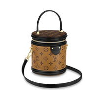 Louis Vuitton 路易威登 女士 老花帆布水波纹小号单肩斜挎手提包水桶包M43986